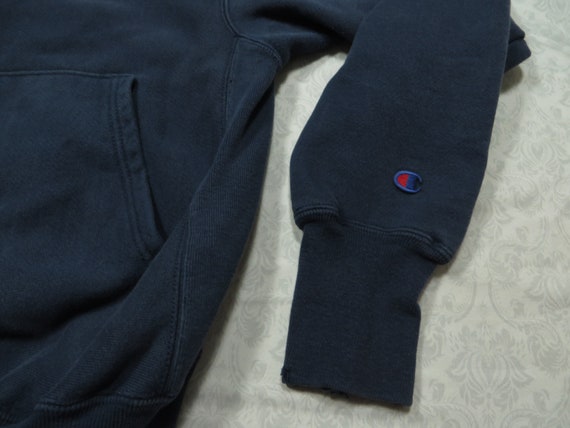 Vintage Champion Hoodie Reverse Weave Michigan Bl… - image 5