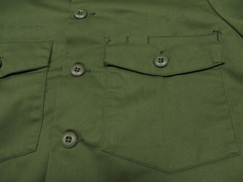Vintage Military Shirt Green Utility Uniform Air Force 80s - Etsy