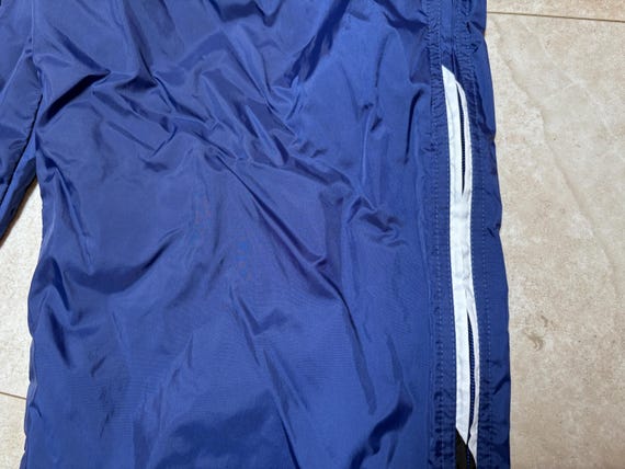 Vintage Nike Pants Blue Nylon Wind Wide Leg Y2K 2000's Men's Large