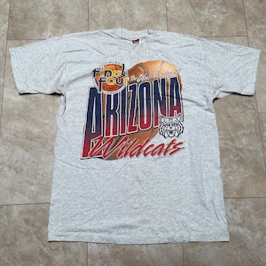 Vintage Arizona Wildcats Tee Shirt 1997 Basketball National Championship Grey 90&#39;s Men&#39;s XL Single Stitch