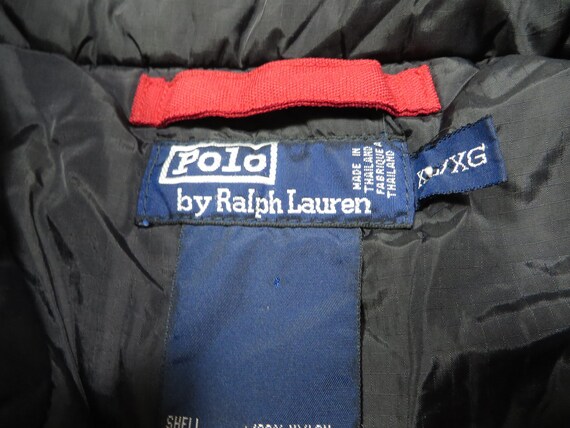 Vintage Polo Hi Tech Vest Red Ralph Lauren Puffer… - image 4