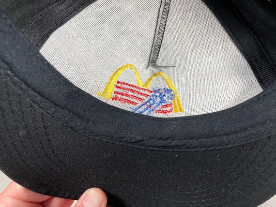 Vintage Mcdonald's Hat World Cup 1994 Black Deadstock Snapback Cap