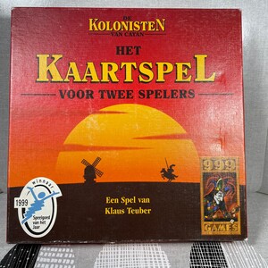 Gioco di carte Settlers of Catan Versione olandese Kolonisten Kaartspel Originale 1999 Completo
