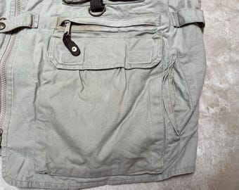 Gilet matelassé léger pour homme - Gilet de pêche avec fermeture éclair et col montant