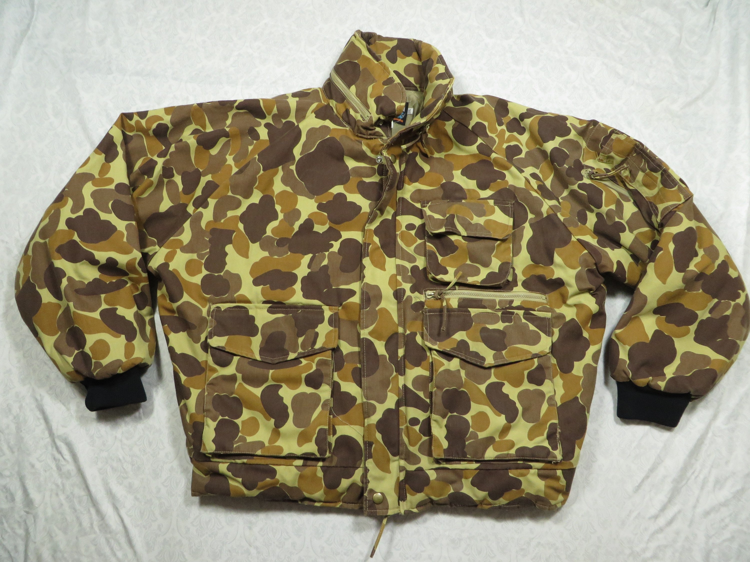 [Menge ist groß] Vintage Duck Insulated Hunt Mountain - Hunting Bomber 80s Jacket Praire XXL Camo Etsy