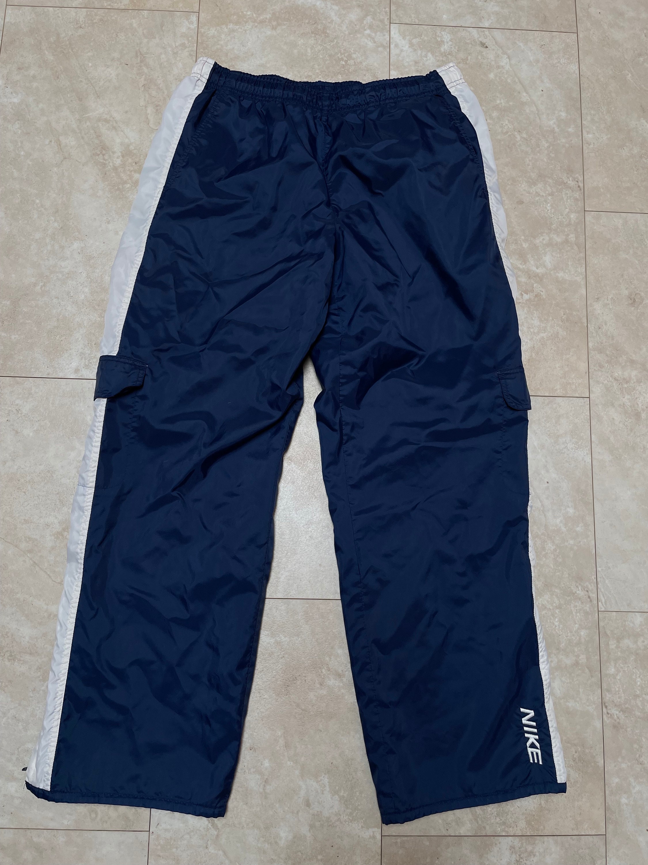 Nike Windbreaker Track Pants Royal Blue Windbreaker Pants Vintage