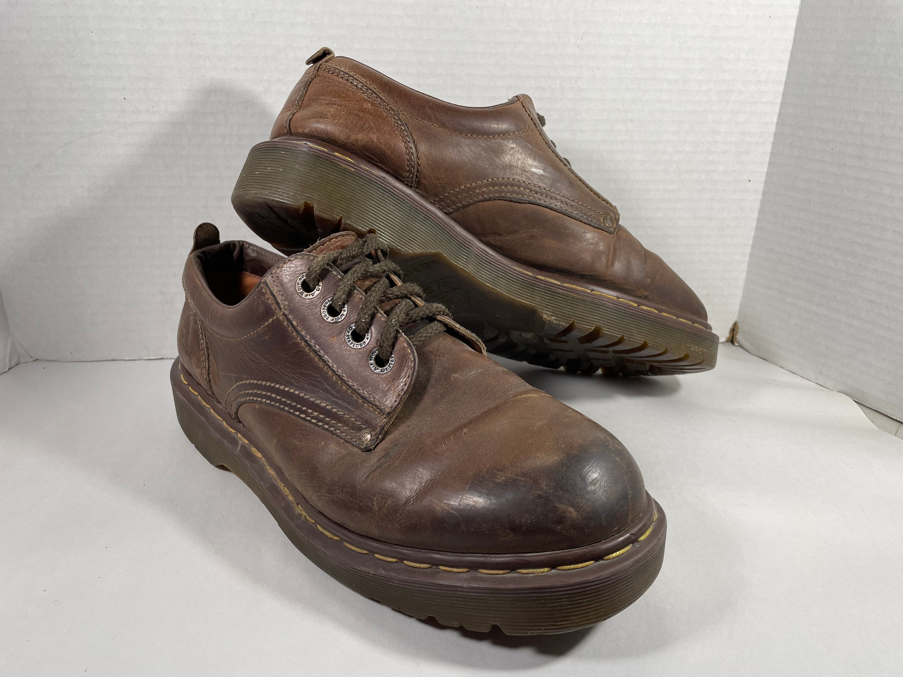 Vintage Doc Martens 90's Dr Martens Dress Shoes Brown 8323 - Etsy