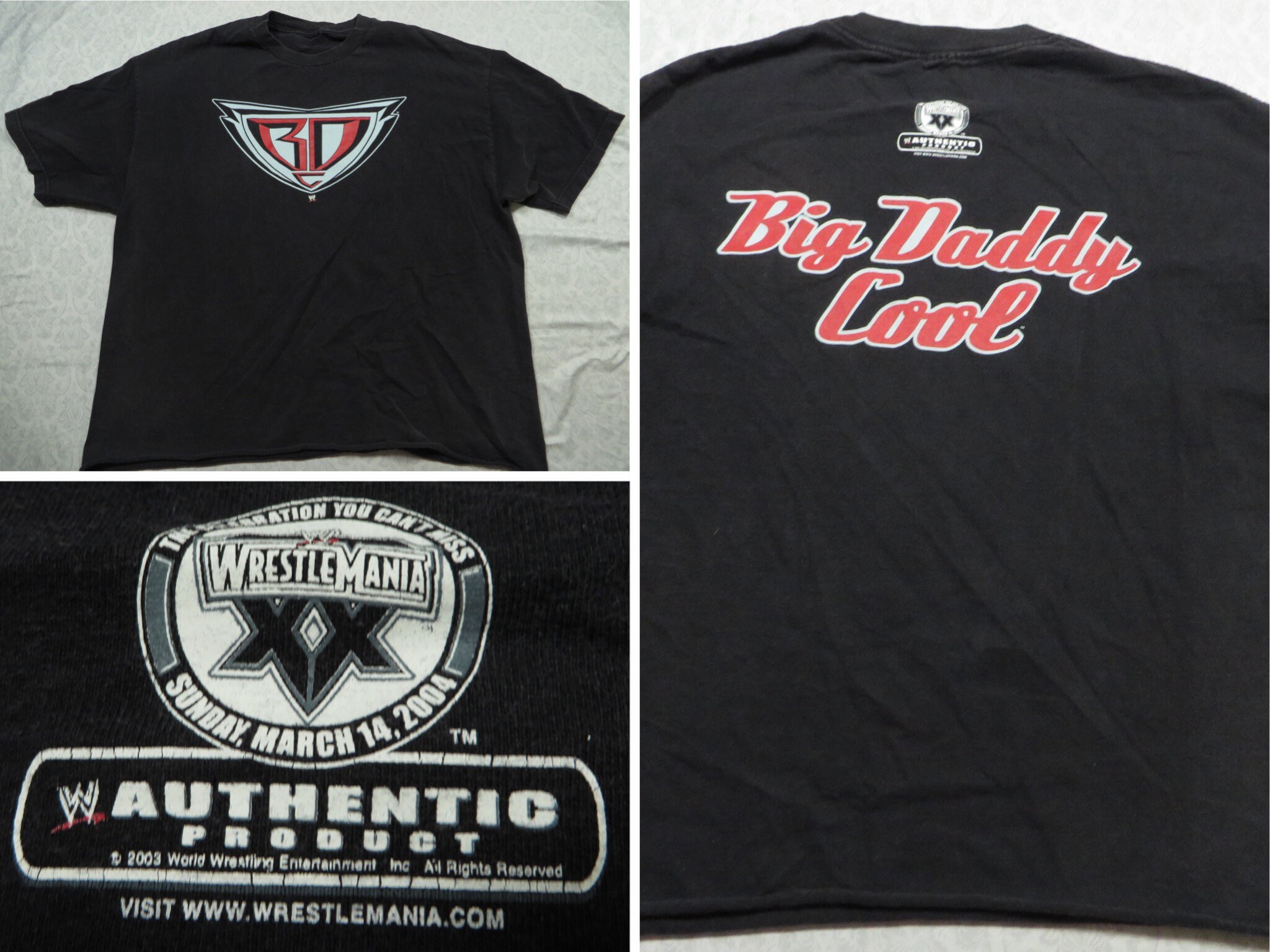 Vintage Kevin Nash Tee Shirt Big Daddy 