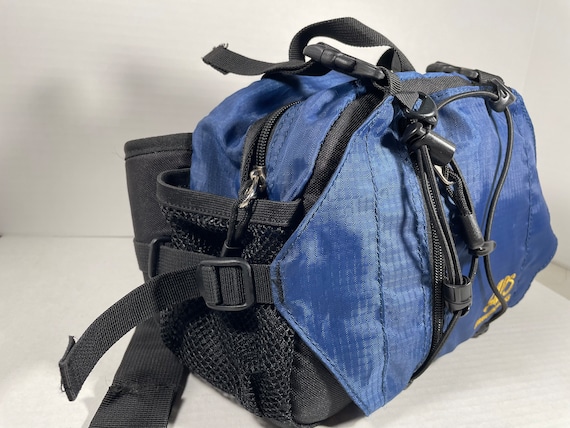 Vintage Alps Mountaineering Fanny Pack Blue Black… - image 5