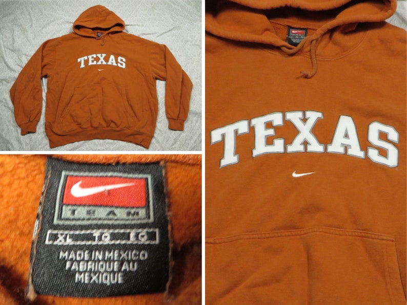 Vintage Texas Longhorns Hoodie Nike 