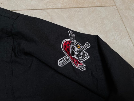 Vintage Pirates Jacket Nike Black Pittsburgh Wind… - image 5