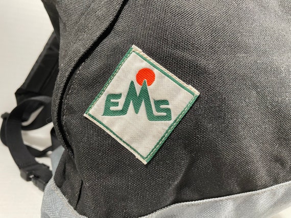 Vintage EMS Backpack 80's Pack Black Eastern Moun… - image 4