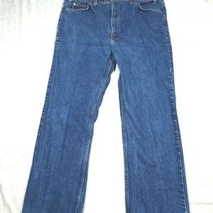 Vintage Levi&#39;s 517 Jeans: 80s Orange Tab Blue Denim Boot Cut (40x31)