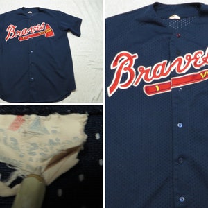 Vintage Atlanta Braves Jersey Cooperstown Baby Blue Majestic 2000's Men's  XXL 2XL Made in USA