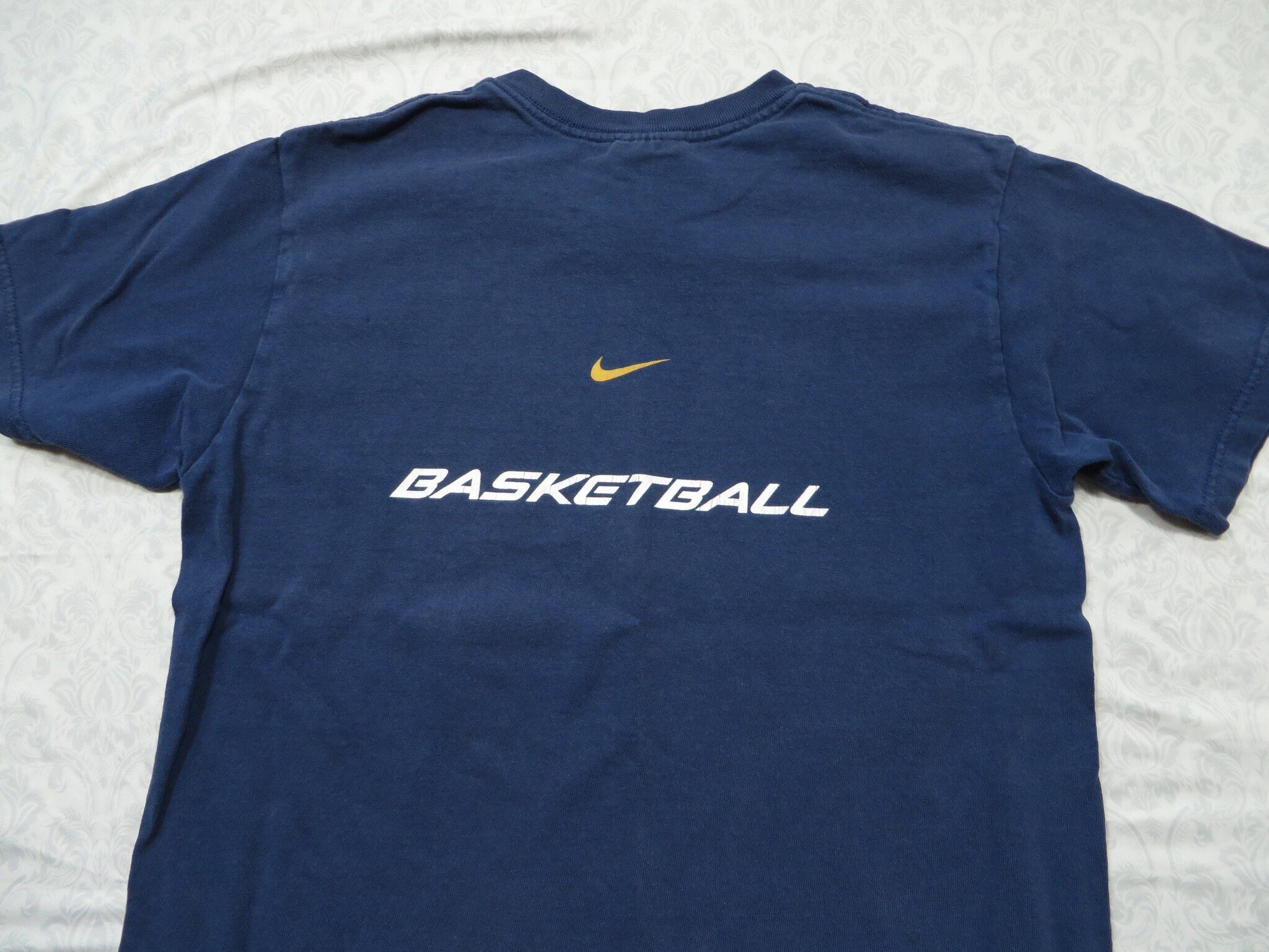 Vintage Nike Tee Shirt Blue Basketball 2000's Youth Medium Etsy UK