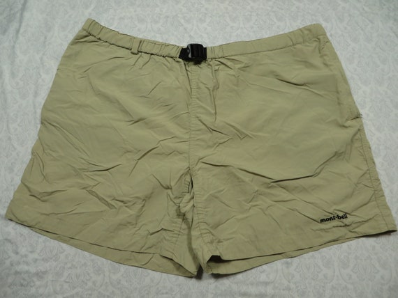 Shorts Hiking Khaki Tan Nylon 