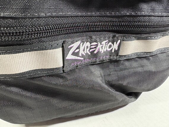 Vintage Zkreation Fanny Pack Black Large Hiking Waist Lumbar Bag Vintage Zkreation Fanny Pack Black Large Hiking Waist Lumbar Bag