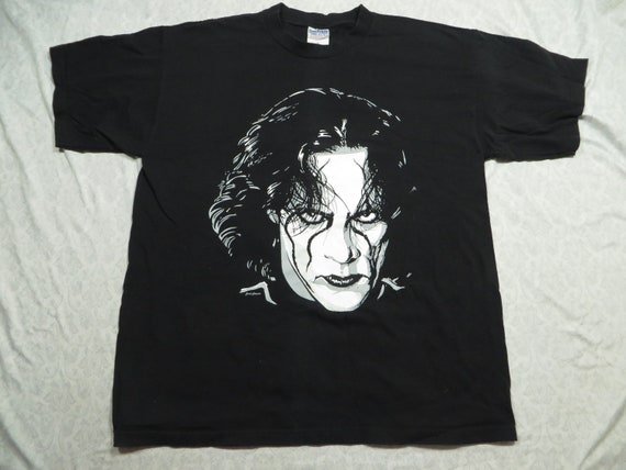 Vintage Sting T-Shirt Schwarz WCW 