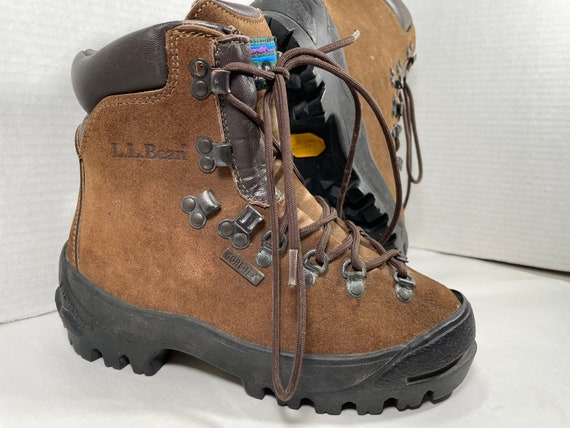 Vintage L.l.bean Hiking Boots Brown Ankle Goretex Vibram Vintage L.l.bean Hiking Boots Brown Ankle Goretex Vibram