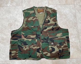 Vintage 60's Era Caliber Hunting Vest SZ L - Etsy