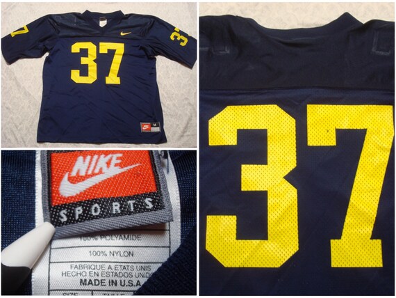 vintage michigan football jersey