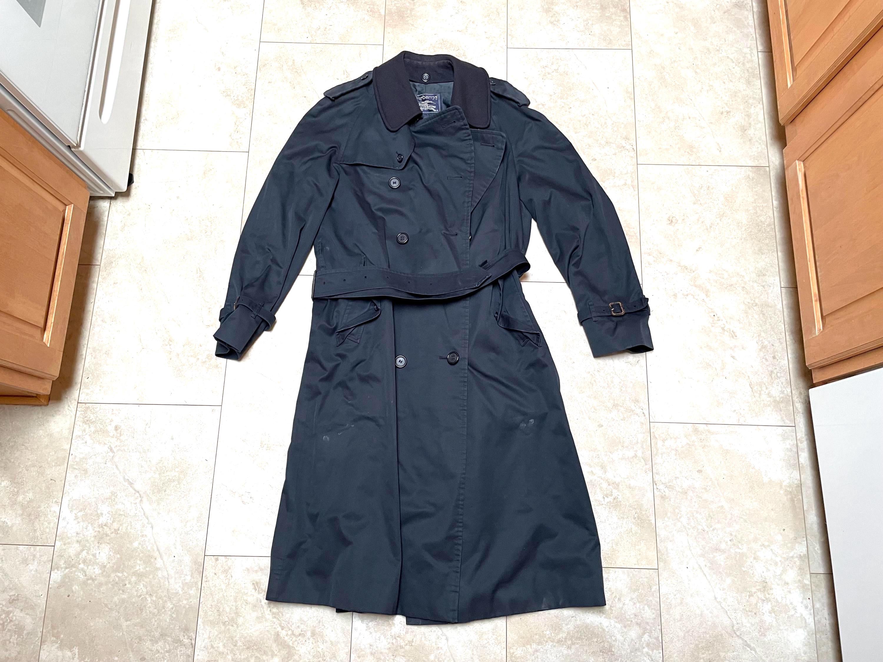 Burberry 80s Trench - Etsy Burberry 80s Trench - Etsy