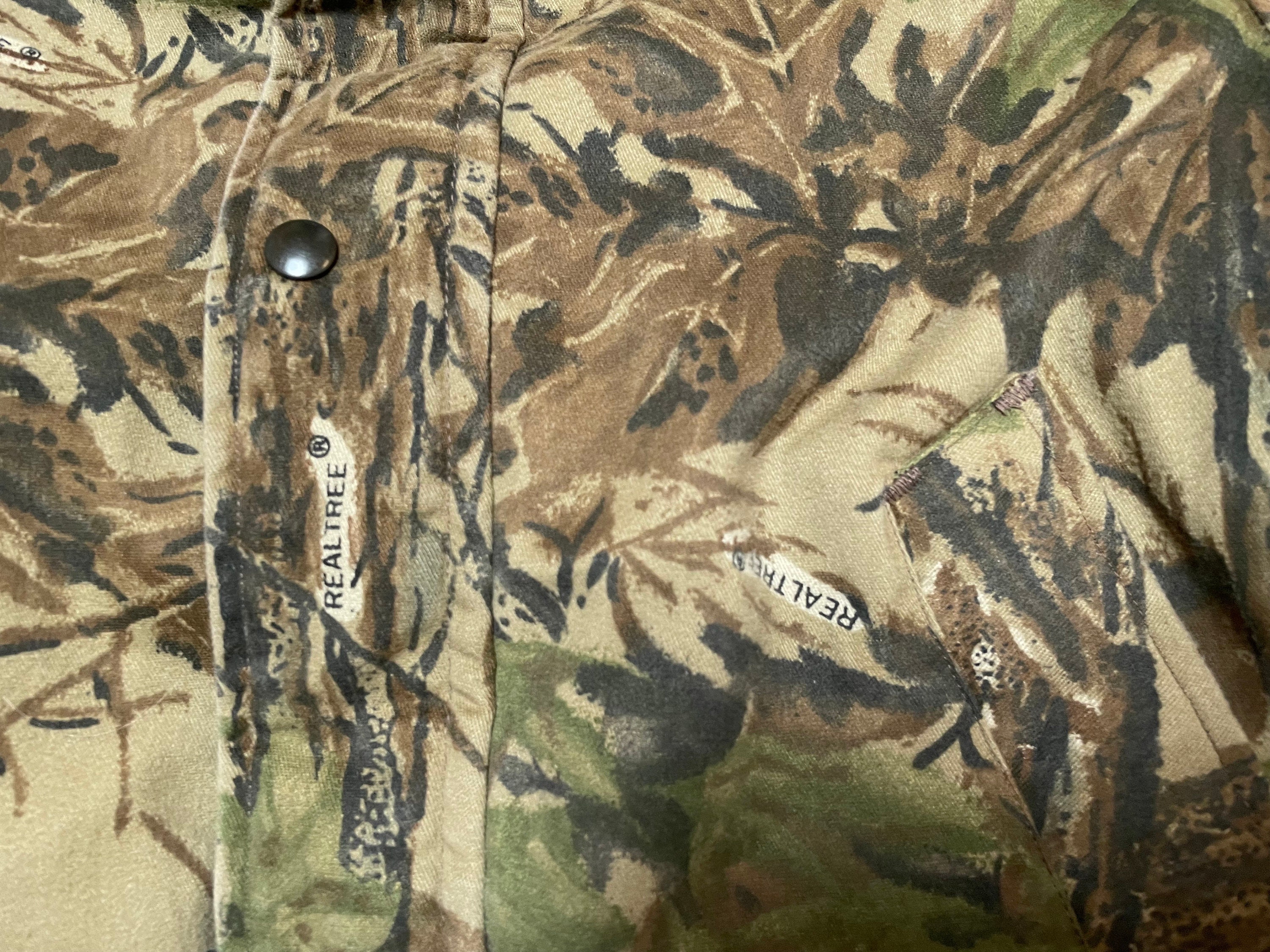 ヴィンテージ Duxbak リアルツリー カモ ハンティング ジャケット - 90 
