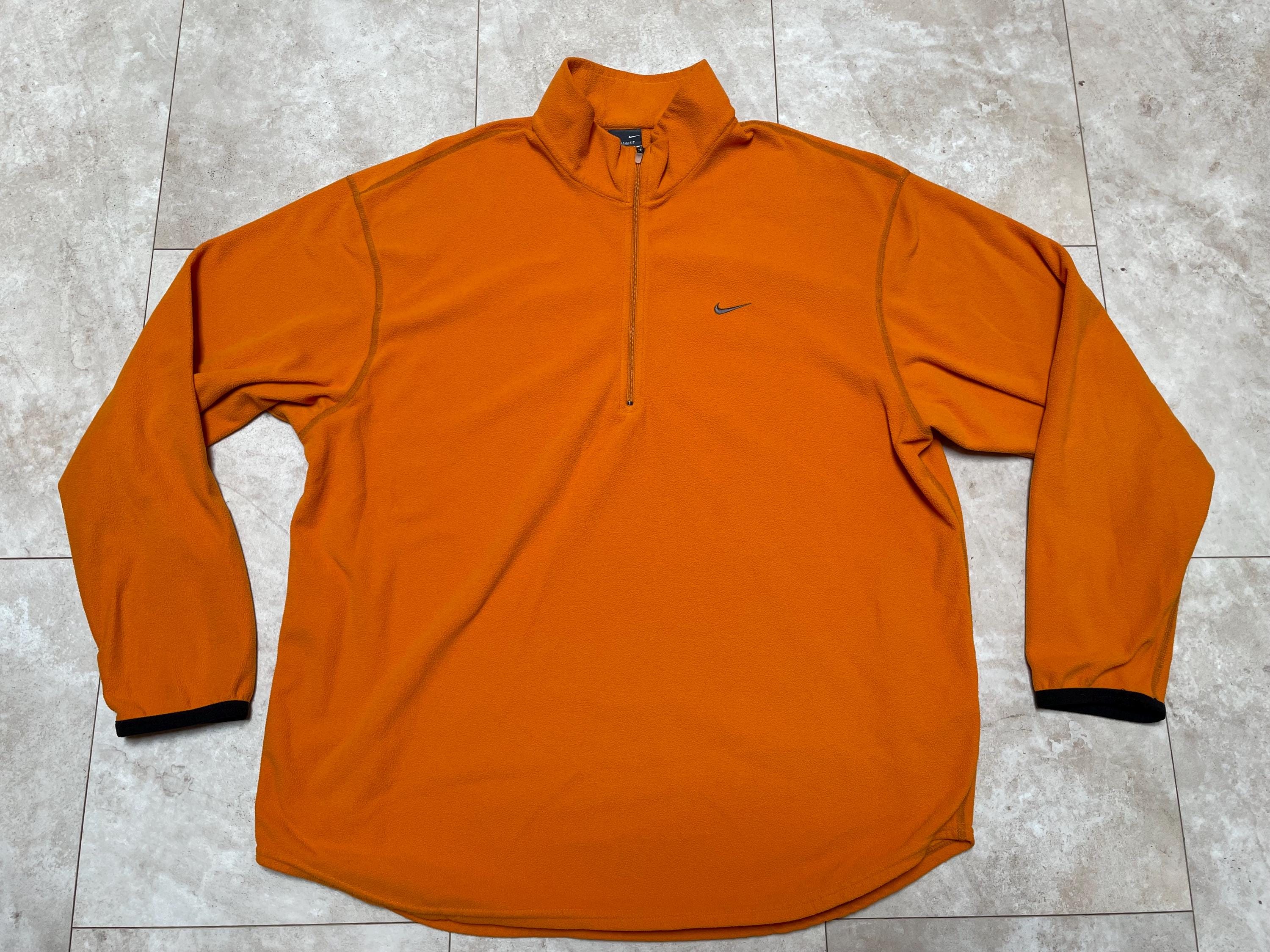 【archive】00s Nike orange fleece jacket 00s Nike 2in1 Reversible Ventilated Fleece Jacket Orange \u2013 welltosell