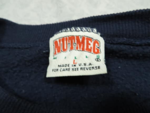 Vintage Michigan Sweatshirt Blue Wolverines Nutme… - image 4