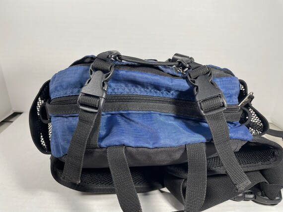 Vintage Alps Mountaineering Fanny Pack Blue Black… - image 6