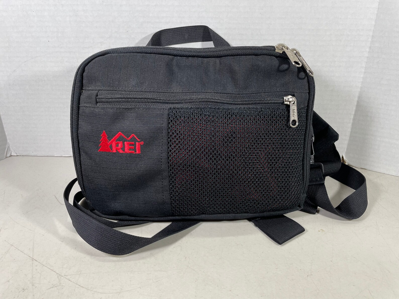 Vintage REI Fanny Pack Black Pockets Hiking Waist Lumbar Bag Etsy