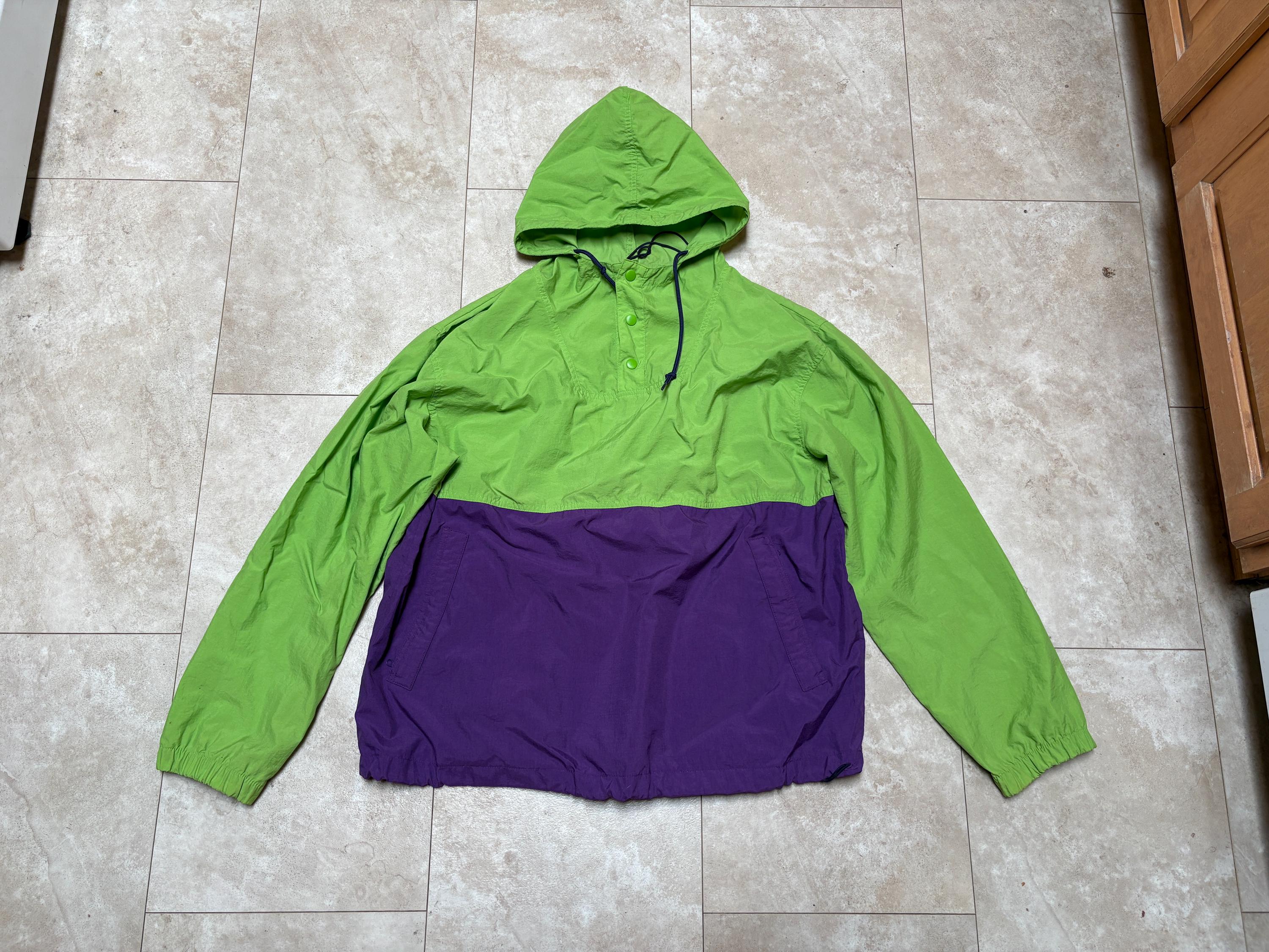 Pull Polaire Vert GAP Avec Col Coupe-vent Taille L - Occasion Très Bon état