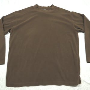 Vintage Columbia Sweater Fleece XCO Brown Pullover 2000&#39;s Men&#39;s XXL 2XL