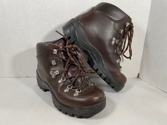 Vintage Alico Hiking Boots Brown Ankle Vibram 90's Womens - Etsy Hong Kong