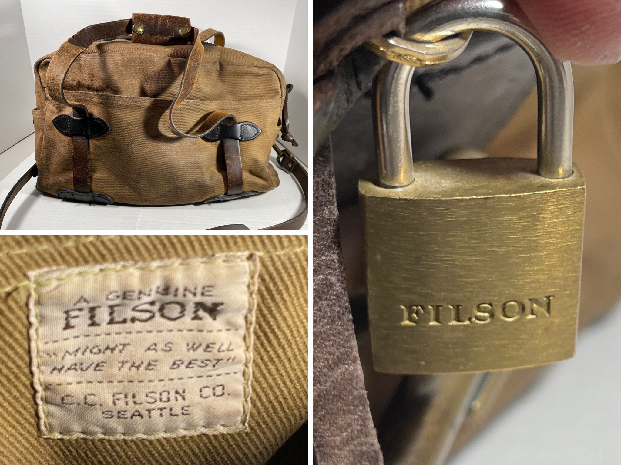 Filson Duffle Bag Medium Tan, perfect travel-bag