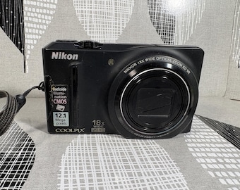 Nikon Coolpix S9100: Black Digital Camera Case Charger