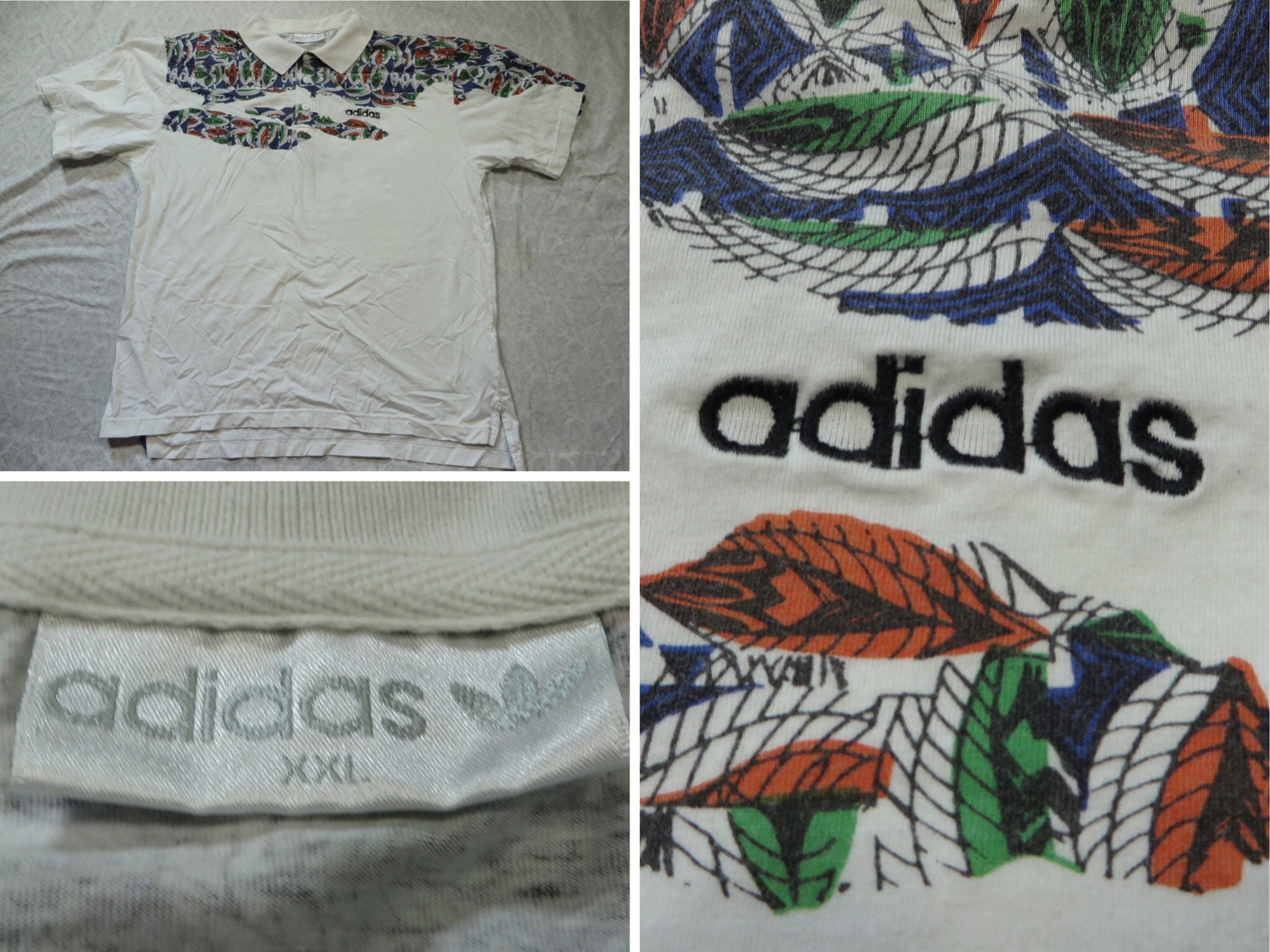 Adidas Men's Shirt - White - XL