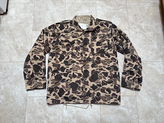 Vintage Duck Camo M65 Jacket Duck Bay Hunting Ins… - image 1