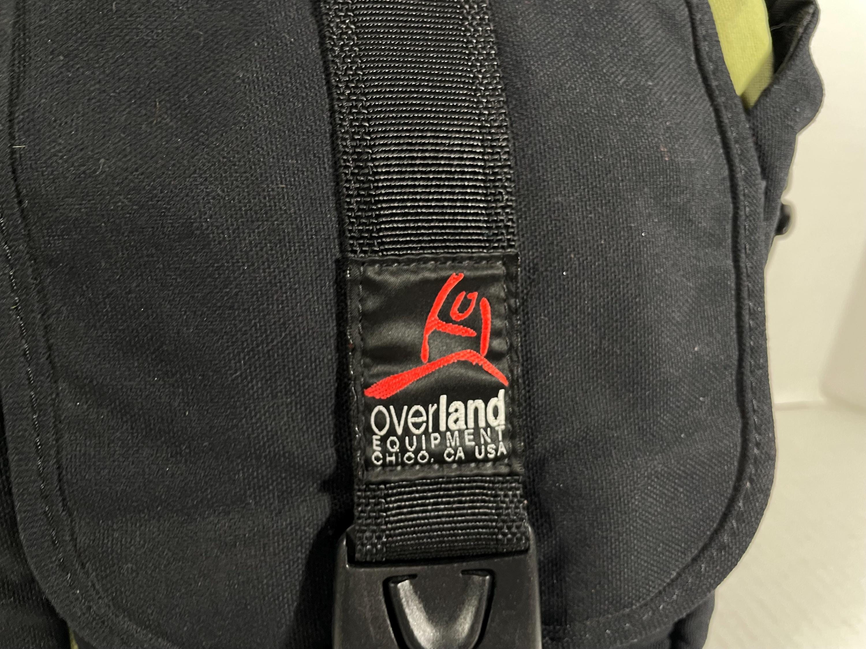 Vintage Overland Equipment Medium Side Bag Crossbody Black