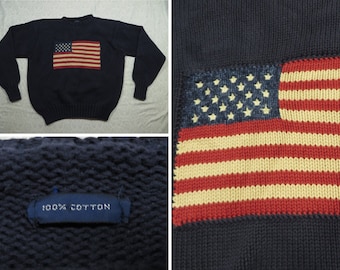 pink pony flag cotton jumper