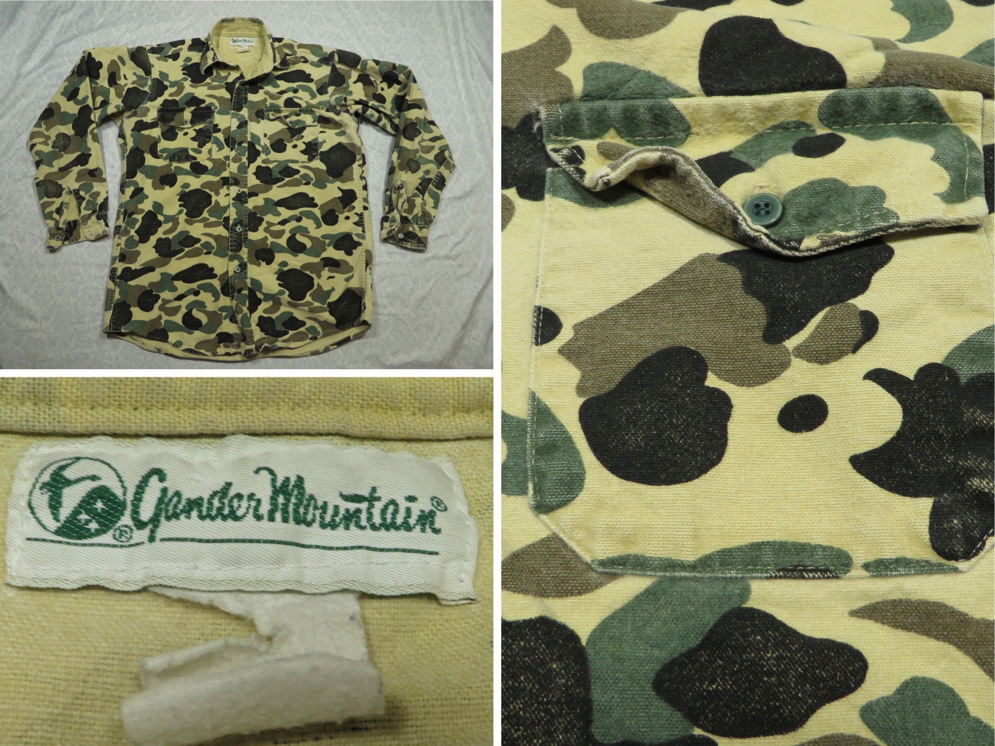 Vintage Gander Mountain Shirt Duck Hunt 