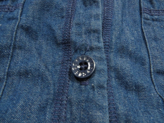 Vintage Guess Coat Dark Blue Denim Georges Marcia… - image 6