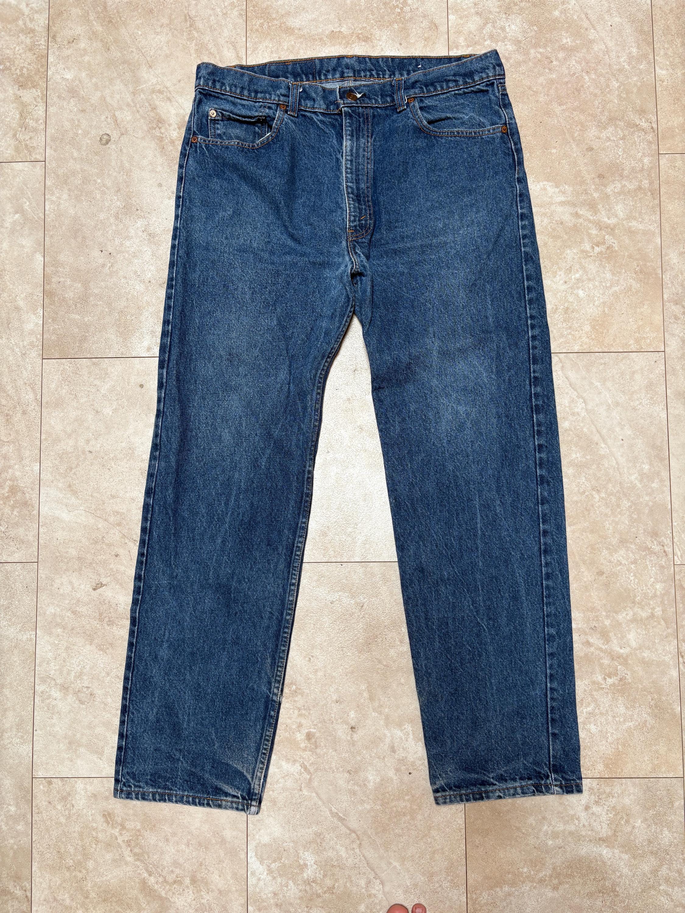 パンツ 90's vintage Levi's 505 made in USA W38 Vintage Levi's 505 Jeans: 90s Blue Denim, Made in USA (38x31