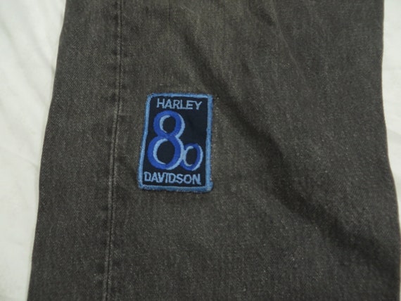 Vintage Levi's 501 Jeans Black 90’s Harley Davids… - image 7