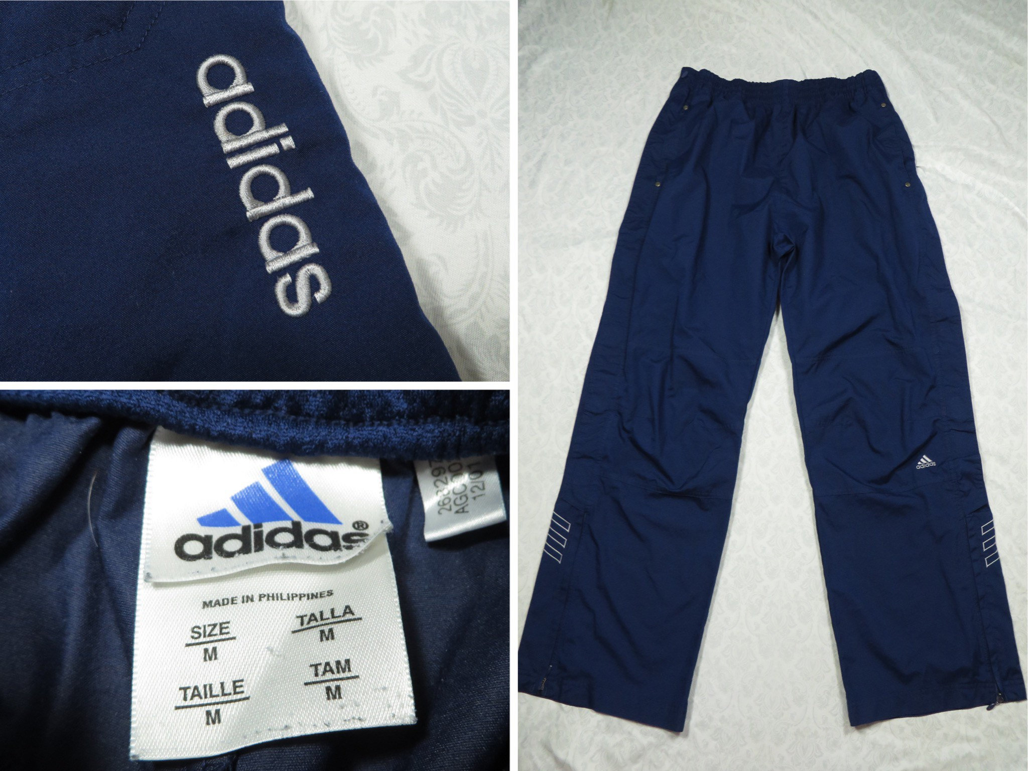 Adidas Nylon Pants - Up to 40% Off - Etsy