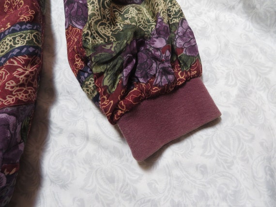 Vintage Robert Stock Jacket Silk Bomber Designer … - image 5