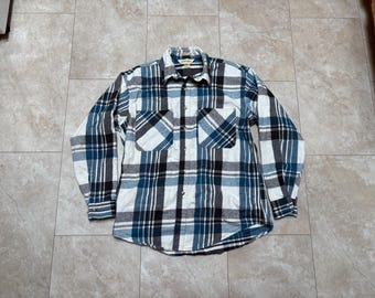 Vintage St John's Bay Big Mac Plaid Flannel Shirt - Etsy