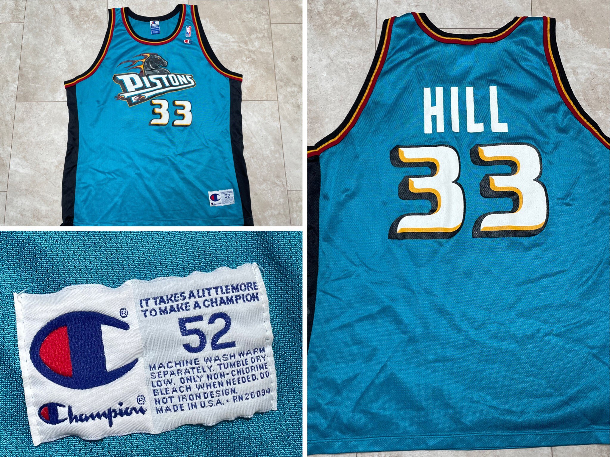 Vintage Grant Hill “USA Olympics” Champion Basketball Jersey