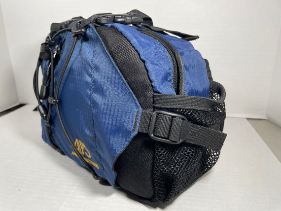 Vintage Alps Mountaineering Fanny Pack Blue Black… - image 8