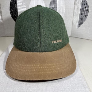90’S MADE IN USA FILSON LONG BILL CAP Filson Long Bill Cap Filson Waxed Hat Welcome To Quality